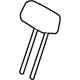 Toyota 71970-0E240-B0 Headrest, Center, Gray, Rear
