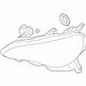 Toyota SU003-11676 Headlamp Assembly, Passenger Side