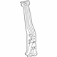 Toyota 61303-35012 Inner Pillar, Upper Passenger Side