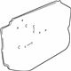 Toyota 67831-52170 Inner Cover, Passenger Side