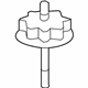 Toyota 51931-20040 Spare Retainer