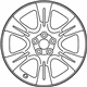 Toyota 4261A-08010 Wheel, Alloy, Chrome