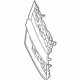 Toyota 53105-0R010 Grille, Passenger Side