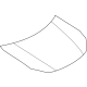 Toyota SU003-09175 Hood, Front