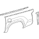 Toyota 65500-04460 Side Panel, Passenger Side
