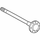 Toyota 42301-60901 Shaft, Rear Axle, Passenger Side
