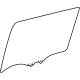 Toyota 68103-0C150 Adjustable Glass, Passenger Side