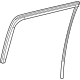 Toyota 68142-0C060 Glass Run, Passenger Side