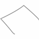 Toyota 75573-WB003 Reveal Molding, Rear