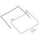 Toyota 68105-WB003 Back Glass, Rear