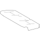Toyota 79021-0E270-B2 Cushion Cover, Gray, Rear