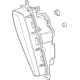 Toyota 81610-62030 Signal Lamp, Passenger Side