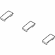 Toyota 73717-WB002 Anchor Cover, Rear