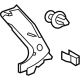 Toyota 62570-35010-B0 Upper Quarter Trim, Gray, Passenger Side