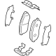 Toyota SU003-10626 Brake Pads, Front