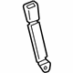 Toyota 73390-0C021-B0 Buckle End, Gray, Inner Driver Side