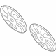 Toyota SU003-01173 Fan Blade, Passenger Side
