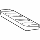 Toyota 71075-06360-B1 Cushion Cover, Gray, Rear