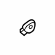 Toyota 89831-12040 Sensor Assembly, Side Air Bag, Passenger Side, Rear Center