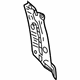 Toyota 55130-F4011 Side Plate, Passenger Side