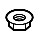 Toyota 90178-A0105 Front Mount Nut, Passenger Side