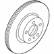 Toyota 42431-WAA03 Rotor, Red, Rear Passenger Side