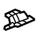 Toyota 55355-0E080-B0 Dash Pad Lower Plate, Gray