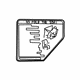 Toyota 74543-60430 Warning Label, Rear