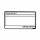 Toyota 11298-38652 Emission Label