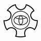 Toyota 42603-AC051 Center Cap