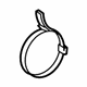 Toyota 42345-01020 Clamp, 2 (For Rear Drive Shaft Outboard Joint Boot)