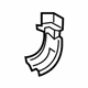 Toyota 72996-48100-C0 Protector, Rear