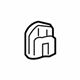Toyota 67731-53010 Door Trim Panel Spacer