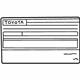 Toyota 11298-22030 Emission Label