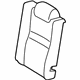 Toyota 71652-06150 Seat Back Pad, Driver Side