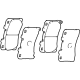 Toyota 04465-52370 Brake Pads, Front