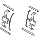 Toyota 04947-52080 Hardware Kit, Front