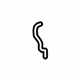 Toyota 69311-02160 Lock Rod, Passenger Side
