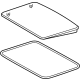 Toyota 63201-0A040 Sunroof Glass