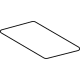 Toyota 58815-62010 Mat, Rear Center