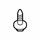 Toyota 90159-50032 Retainer Screw
