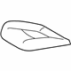 Toyota 71072-0ZF80-C0 Cushion Cover, Black, Driver Side