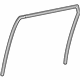 Toyota 68142-02190 Run Channel, Passenger Side