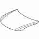 Toyota 53301-21090 Hood, Front