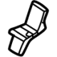 Toyota 71398-62010 Seat Back Pad Holder, Rear