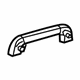 Toyota 74610-0T010-B2 Assist Strap, Gray, Front