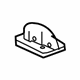 Toyota 73344-AA010-B2 Center Belt Assembly Guide, Driver Side
