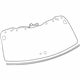 Toyota 68105-48193 Lift Gate Glass, Rear