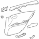 Toyota 67630-07120-20 Door Trim Panel, Black, Passenger Side