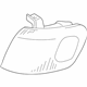 Toyota 81511-02040 Lens, Passenger Side